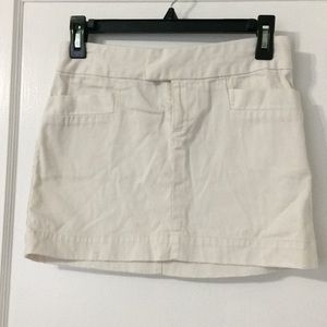 White Mini Skirt